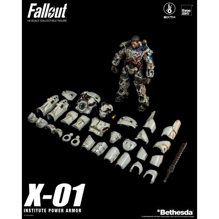 Fallout FigZero Action Figure 1/6 X-01 Institute Power Armor 37 cm 