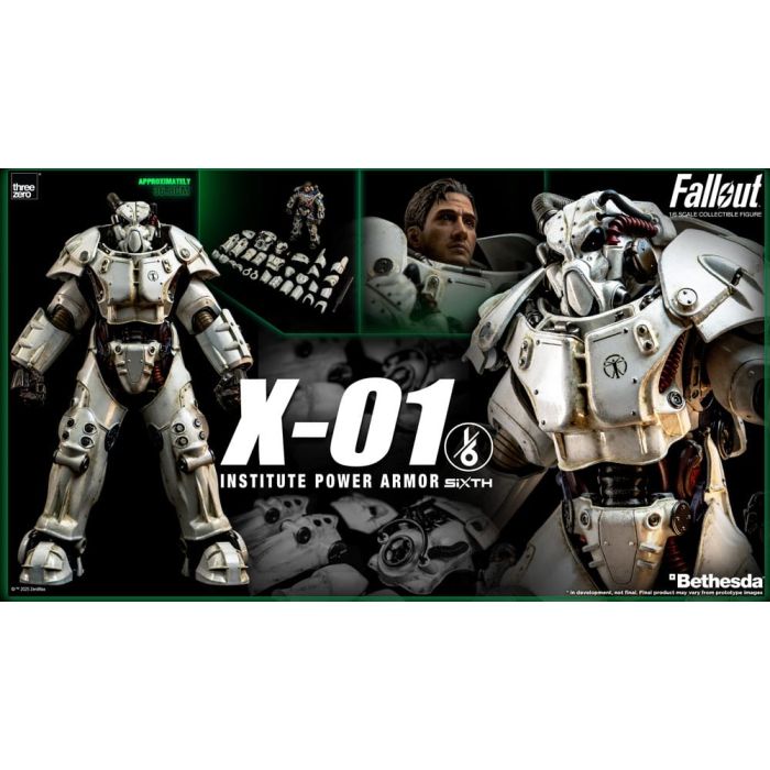 Fallout FigZero Action Figure 1/6 X-01 Institute Power Armor 37 cm 