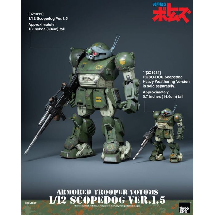 Armored Trooper Votoms Robo-Dou Action Figure Strikedog 16 cm