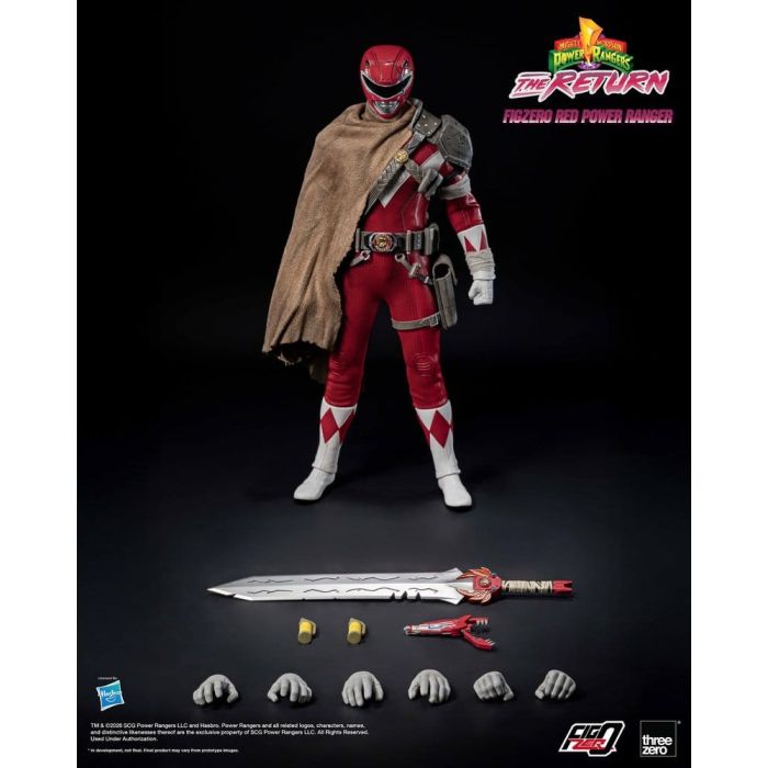 Mighty Morphin Power Rangers: The Return FigZero Action Figure 1/6 Red Power Ranger 31 cm