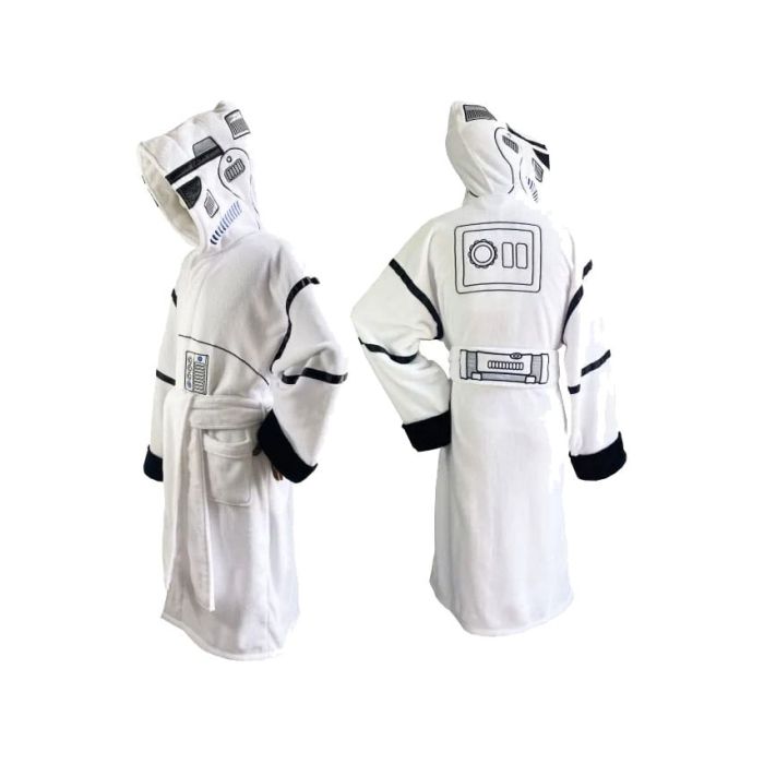 Star Wars Original Stormtrooper Fleece Bathrobe Stormtrooper White