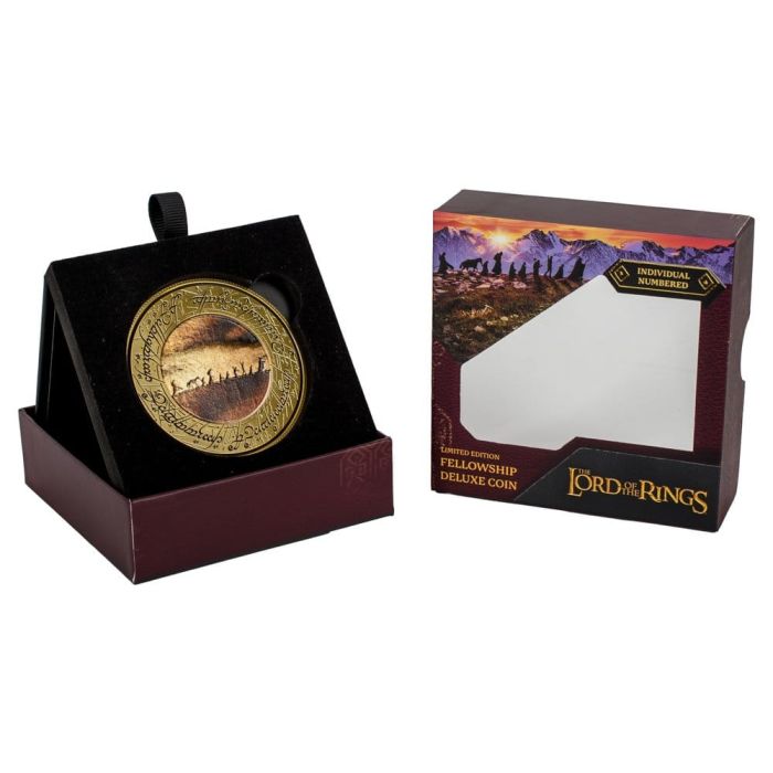 Lord of the Rings Coin with Display Stand The Fellowship