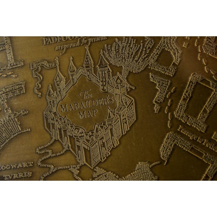Harry Potter Replica Marauder's Map Metal Map 15 cm