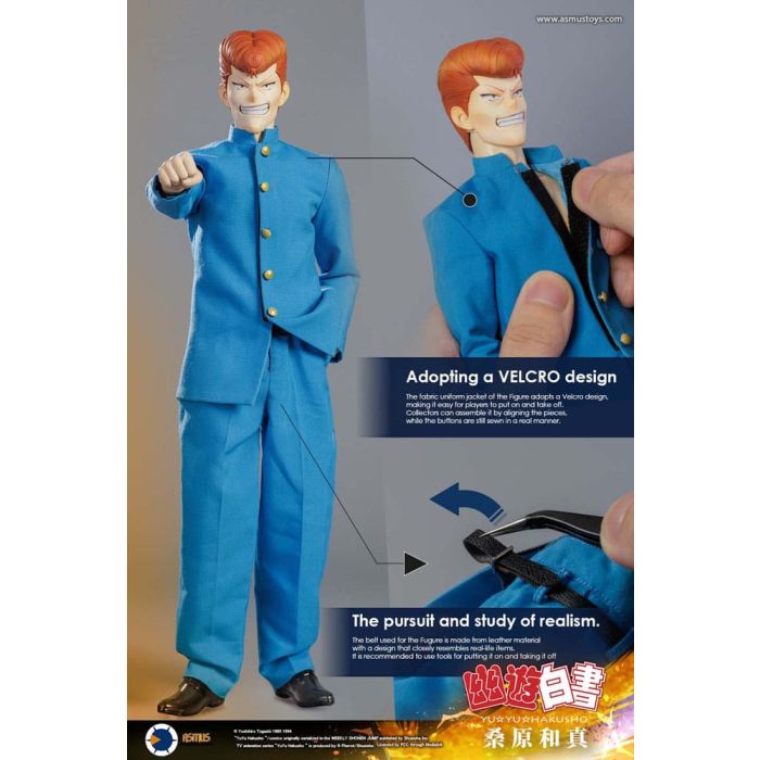 Yu Yu Hakusho Action Figure 1/6 Kazuma Kuwabara (Luxury Version) 30 cm