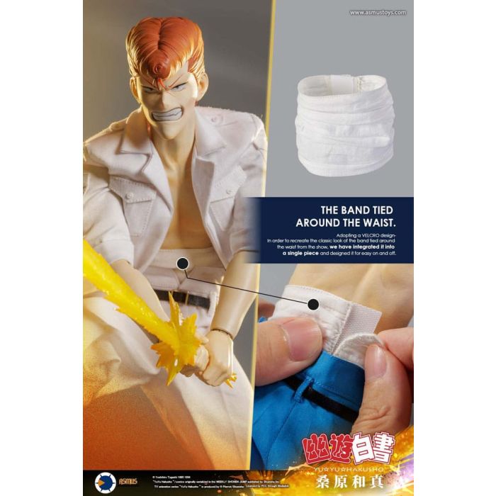 Yu Yu Hakusho Action Figure 1/6 Kazuma Kuwabara (Luxury Version) 30 cm