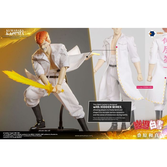 Yu Yu Hakusho Action Figure 1/6 Kazuma Kuwabara 30 cm