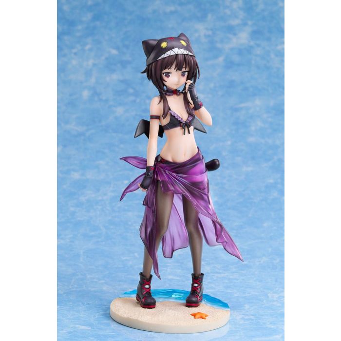 KonoSuba: An Explosion on This Wonderful World! Statue 1/7 Megumin Chomusuke Swimsuit Ver. 22 cm