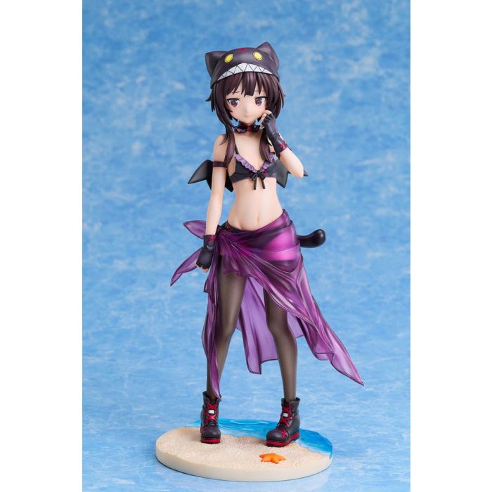 KonoSuba: An Explosion on This Wonderful World! Statue 1/7 Megumin Chomusuke Swimsuit Ver. 22 cm