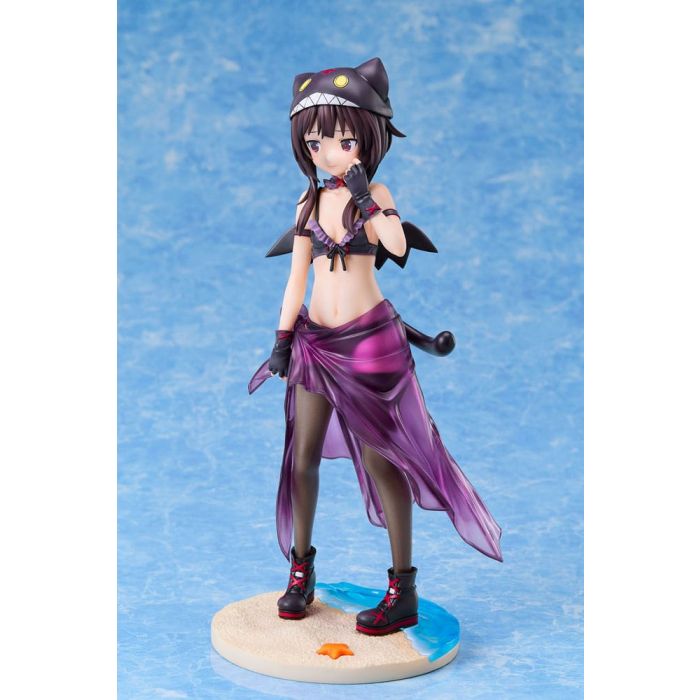 KonoSuba: An Explosion on This Wonderful World! Statue 1/7 Megumin Chomusuke Swimsuit Ver. 22 cm