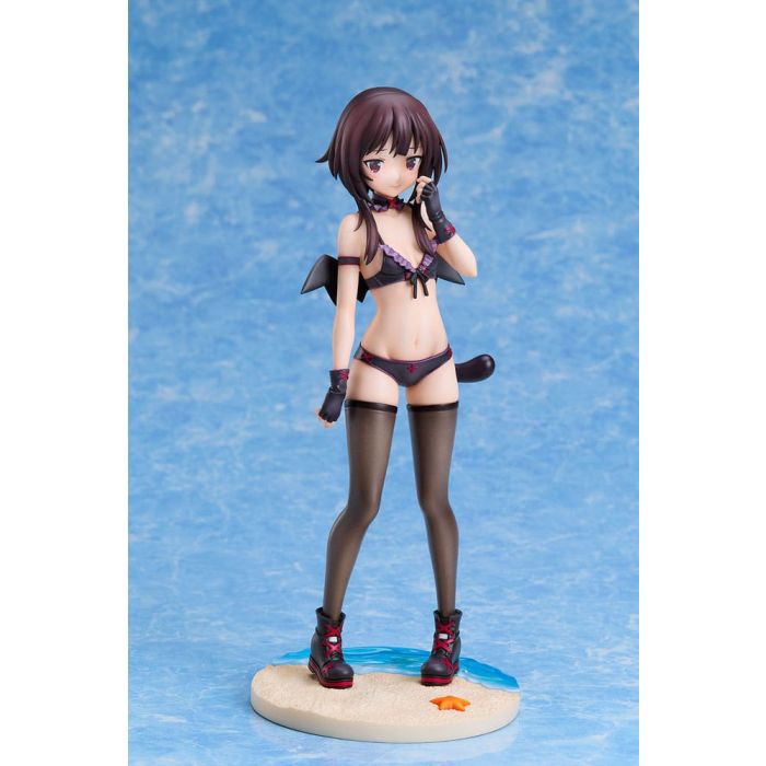 KonoSuba: An Explosion on This Wonderful World! Statue 1/7 Megumin Chomusuke Swimsuit Ver. 22 cm