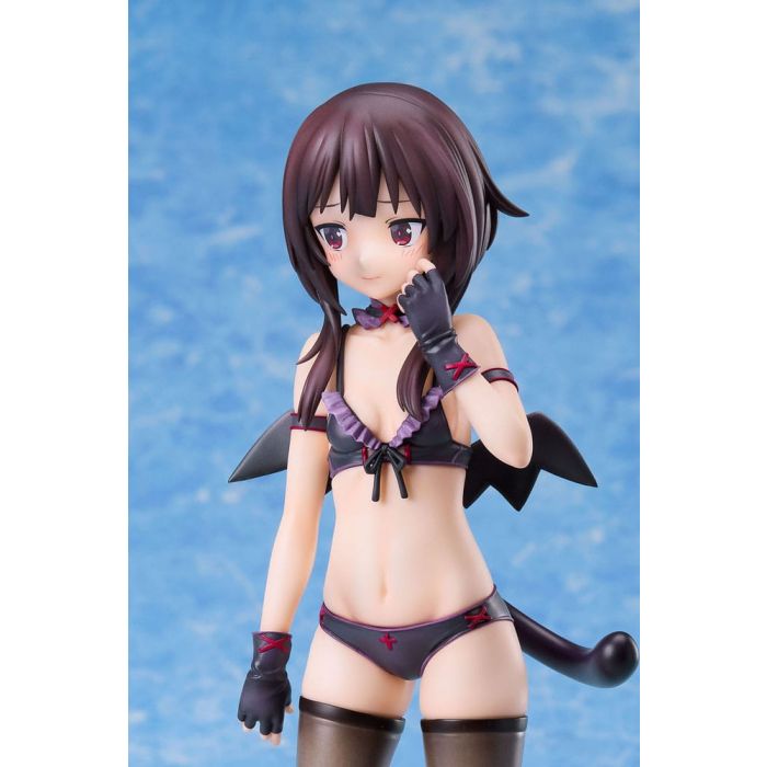 KonoSuba: An Explosion on This Wonderful World! Statue 1/7 Megumin Chomusuke Swimsuit Ver. 22 cm
