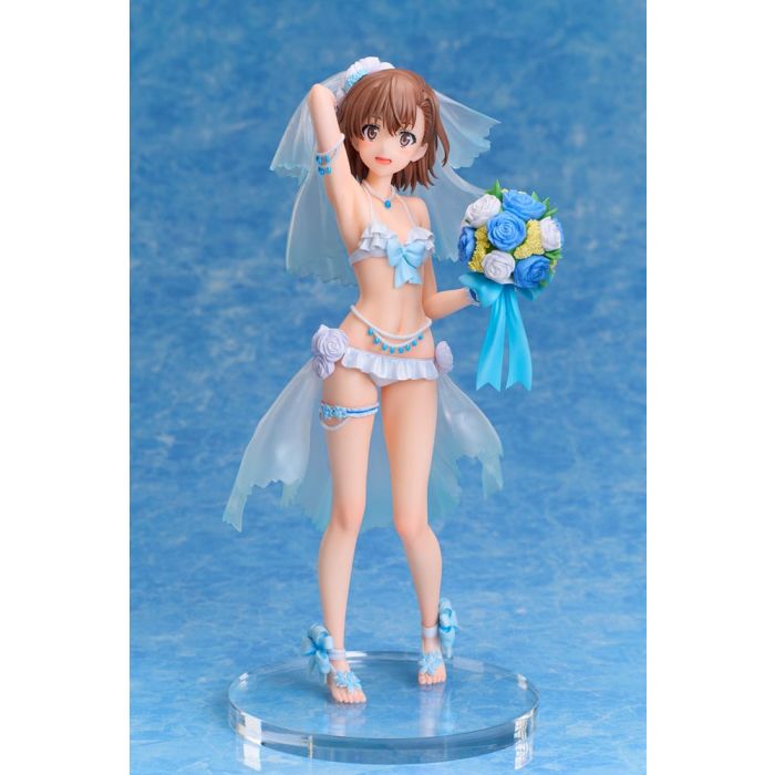 A Certain Scientific Railgun T PVC Statue 1/7 Mikoto Misaka Wedding Swimsuit Ver. 25 cm