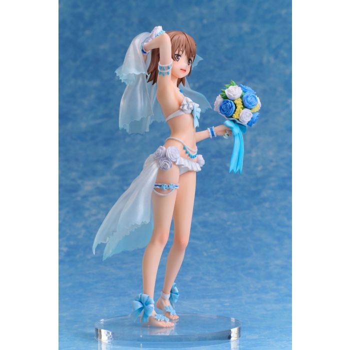 A Certain Scientific Railgun T PVC Statue 1/7 Mikoto Misaka Wedding Swimsuit Ver. 25 cm