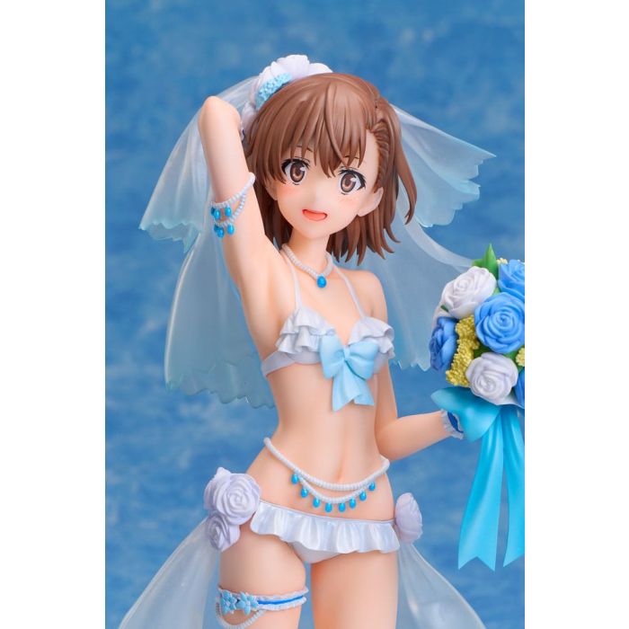 A Certain Scientific Railgun T PVC Statue 1/7 Mikoto Misaka Wedding Swimsuit Ver. 25 cm