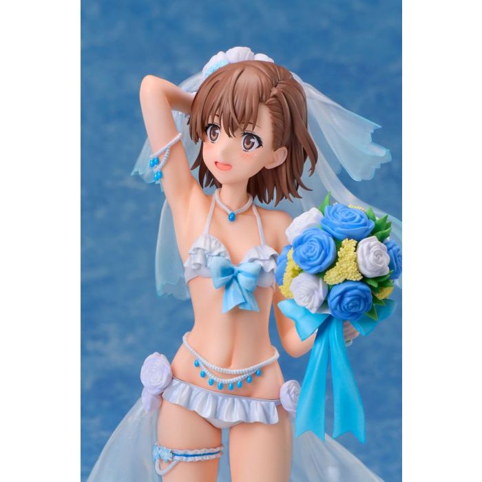 A Certain Scientific Railgun T PVC Statue 1/7 Mikoto Misaka Wedding Swimsuit Ver. 25 cm