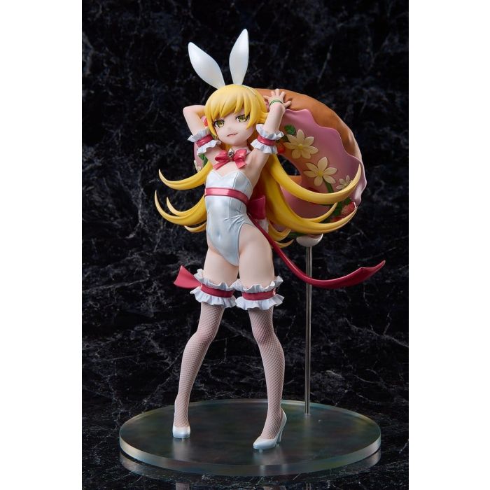 Monogatari Series PVC Statue 1/4 Shinobu Oshino White Bunny Ver. 35 cm