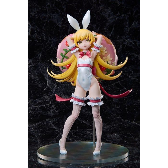 Monogatari Series PVC Statue 1/4 Shinobu Oshino White Bunny Ver. 35 cm