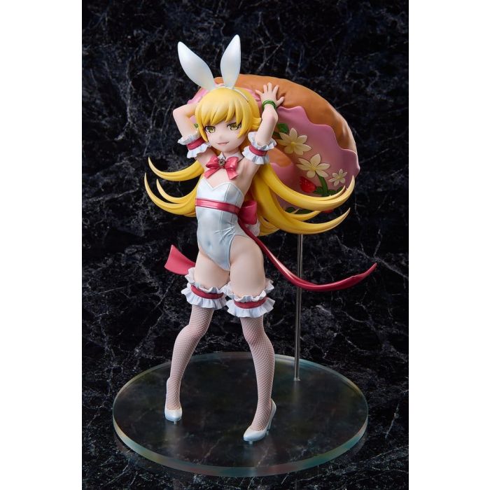 Monogatari Series PVC Statue 1/4 Shinobu Oshino White Bunny Ver. 35 cm