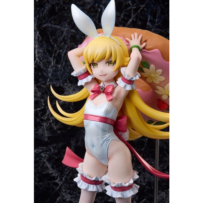 Monogatari Series PVC Statue 1/4 Shinobu Oshino White Bunny Ver. 35 cm