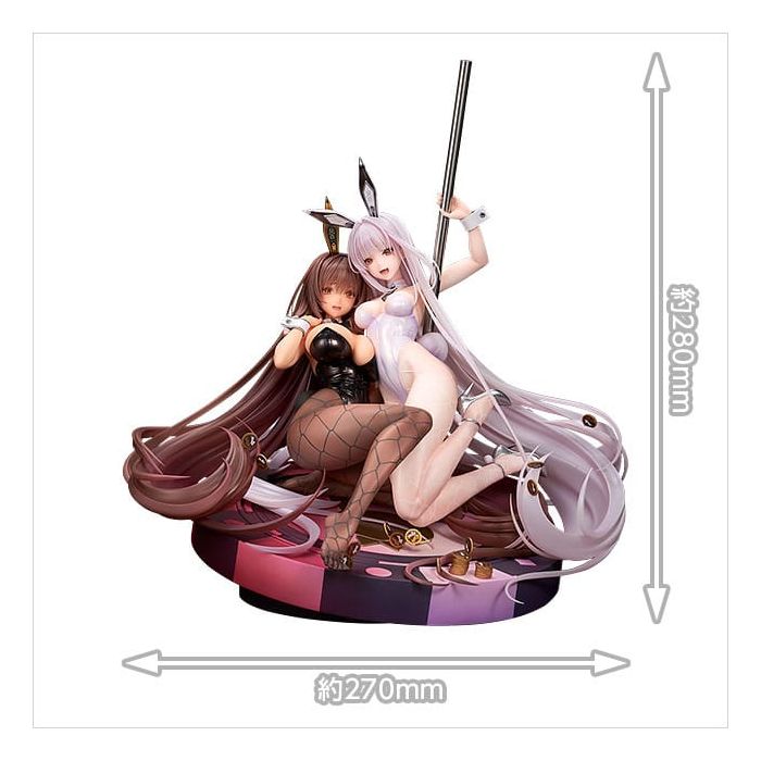 Goddess of Victory: Nikke Statue 1/7 Noir & Blanc Bunny X 777 Ver. 28 cm