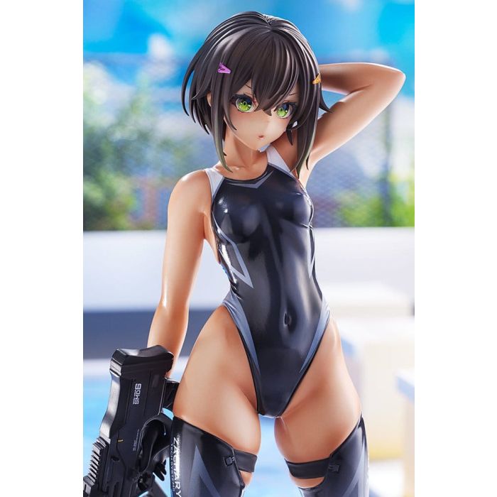 Arms Note PVC Figure 1/7 Buchou-chan of the Swimming Club 22 cm (re-run)