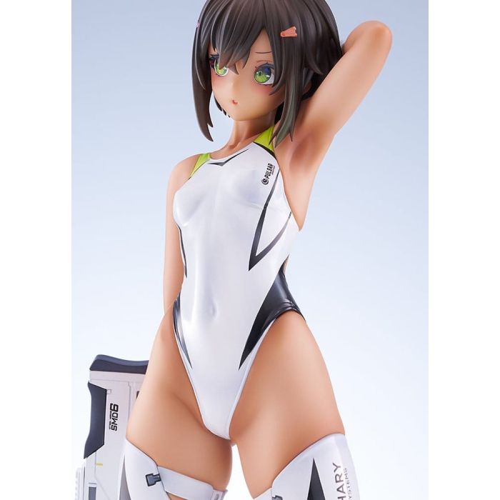 Arms Note PVC Figure 1/7 Buchou-chan of the Swimming Club White Swimsuit Ver. 22 cm