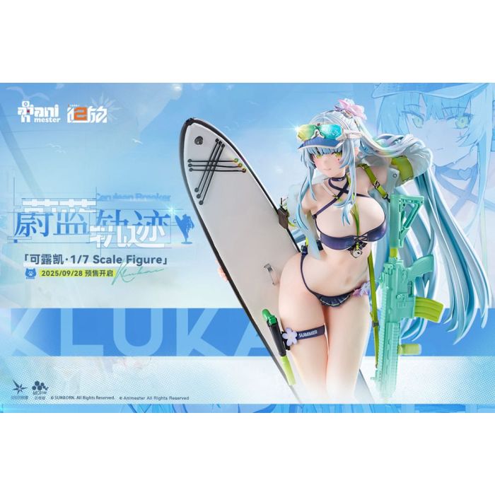 Girls' Frontline 2: Exilium Statue 1/7 HK416 Cerulean Breaker 24 cm