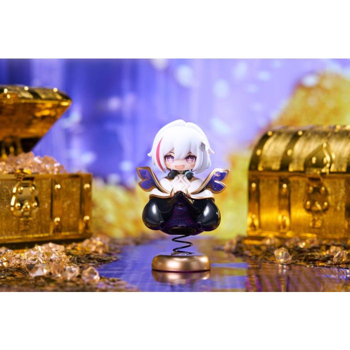 Honkai: Star Rail PVC Statue Hu Tao Chibi Topaz & Numby Chibi Chara Yurayura Stand 10 cm