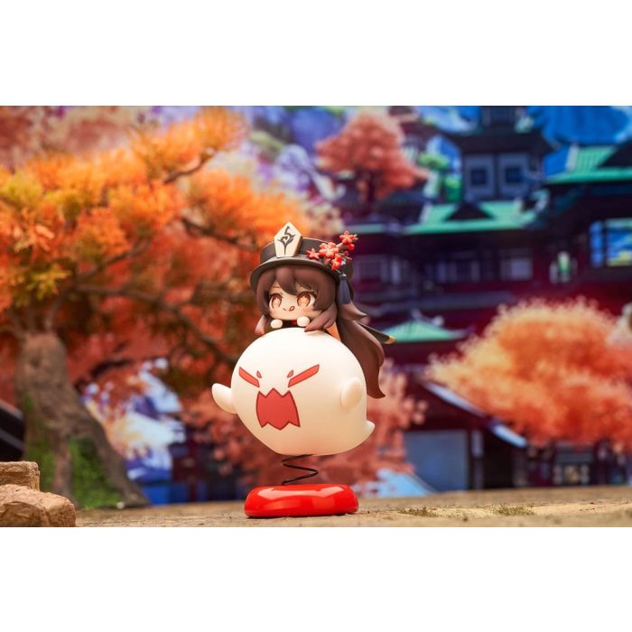Genshin Impact PVC Statue Hu Tao Chibi Chara Yurayura Stand Ver. (re-run) 10 cm