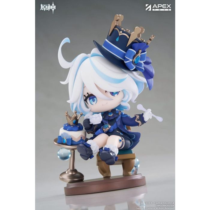Genshin Impact PVC Statue Furina Amai Gogo no Sanbika Chibi Chara Ver. 13 cm  