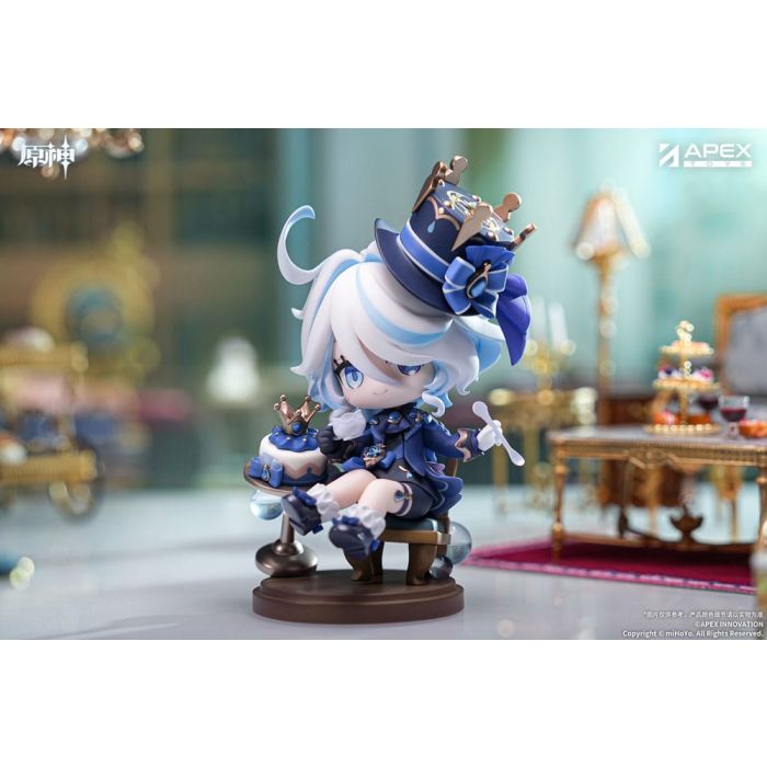 Genshin Impact PVC Statue Furina Amai Gogo no Sanbika Chibi Chara Ver. 13 cm  
