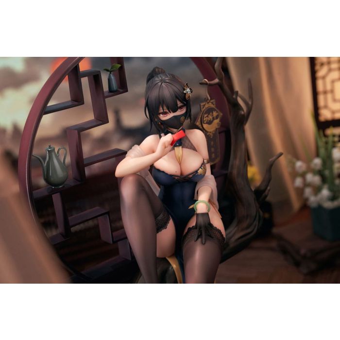 Original Character PVC Statue 1/7 Xiami China Dress Genboku Ver. 26 cm