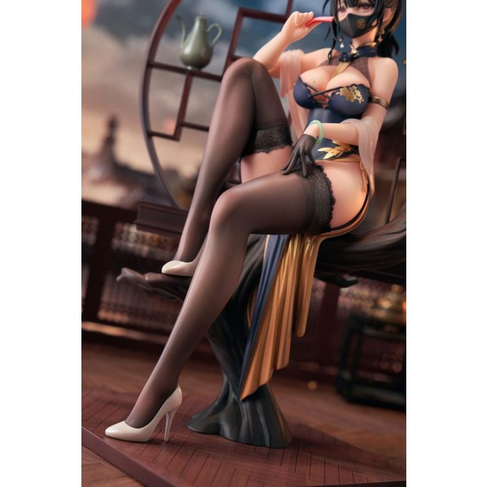 Original Character PVC Statue 1/7 Xiami China Dress Genboku Ver. 26 cm