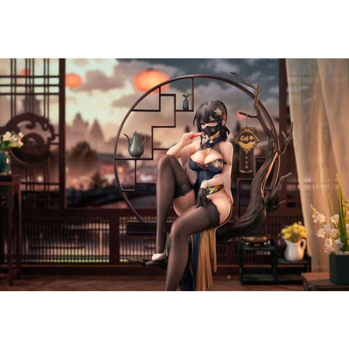 Original Character PVC Statue 1/7 Xiami China Dress Genboku Ver. 26 cm
