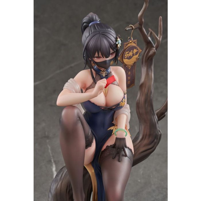Original Character PVC Statue 1/7 Xiami China Dress Genboku Ver. 26 cm