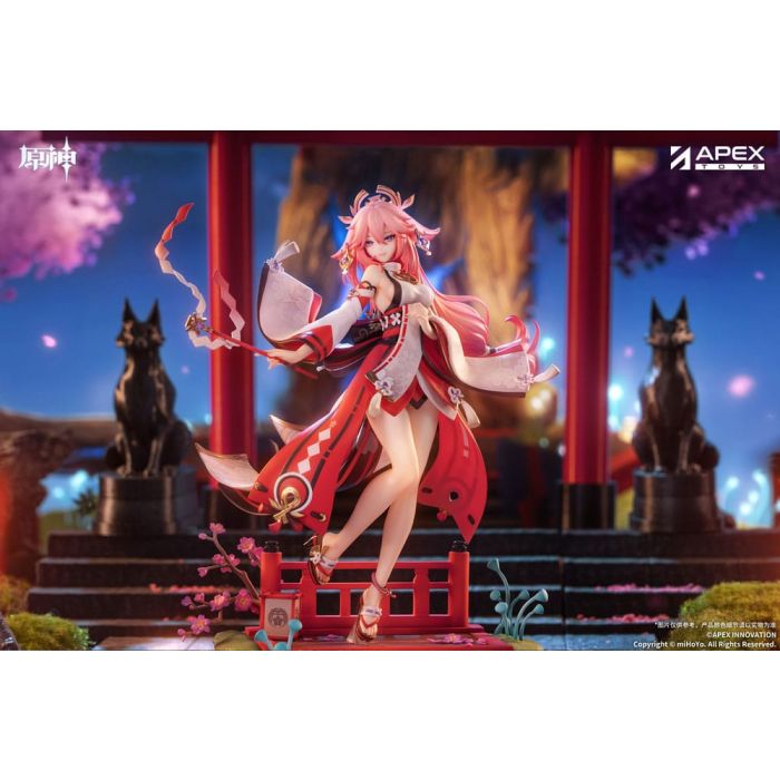 Genshin Impact PVC Statue 1/7 Yae Miko Astute Amusement Ver. 28 cm 