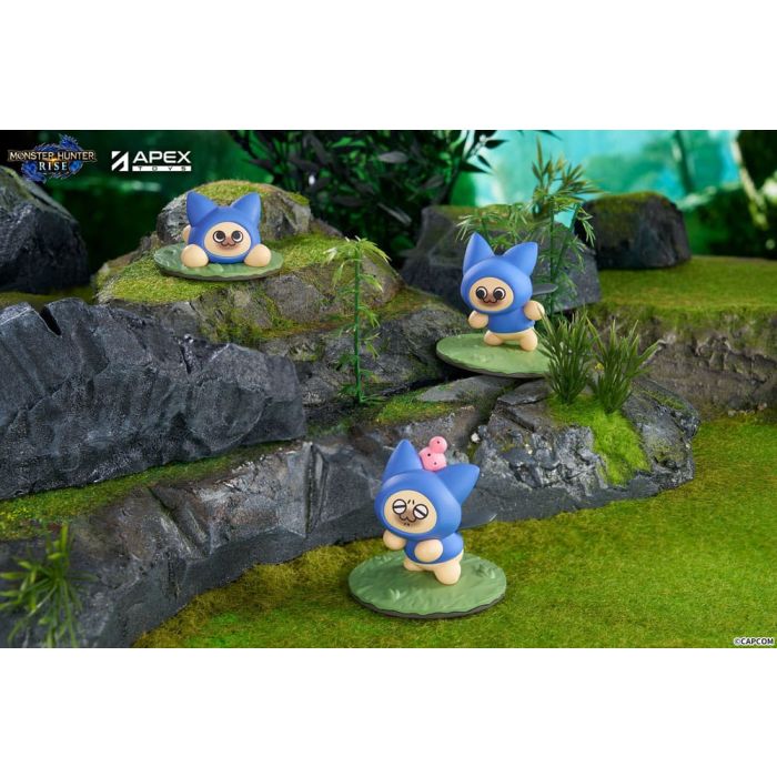 Monster Hunter Rise Trading Figure 6-Pack Felyne Cat