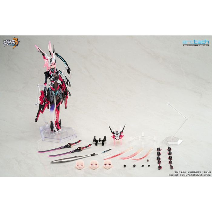 Honkai Impact 3rd Arctech Posable Series Action Figures 1/8 Sakura Yae Darkbolt Jonin Neon Shade Ver. 22 cm  