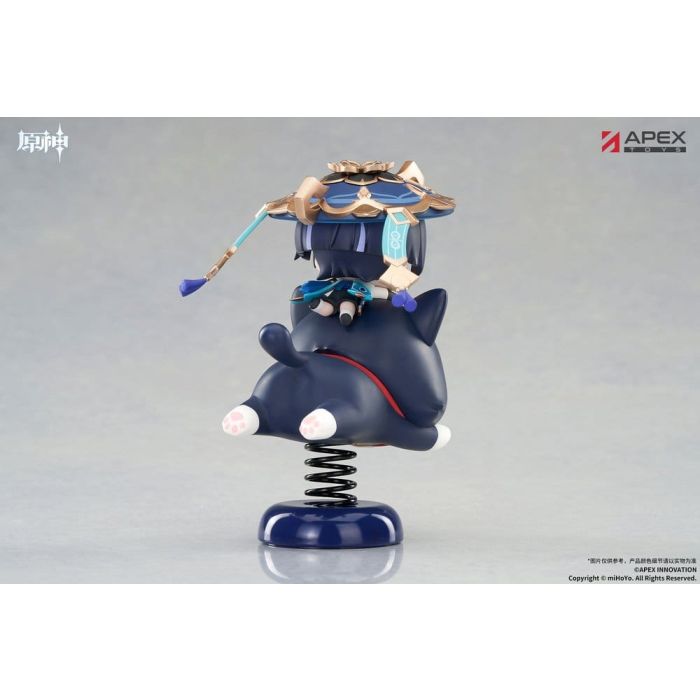 Genshin Impact Chibi Chara Yurayura Stand PVC Figure Wanderer 11 cm