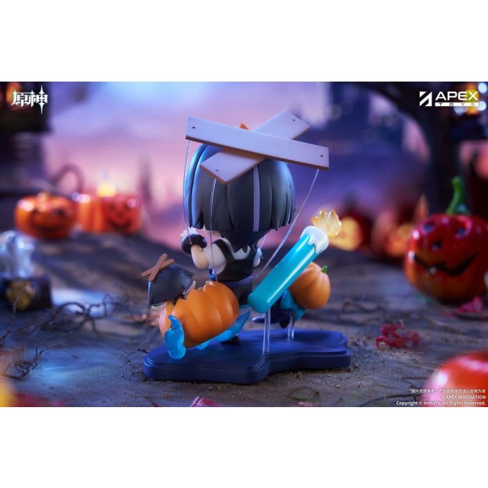 Genshin Impact You Ye Qi Xiang Series Chibi Chara PVC Statue Wanderer 10 cm    