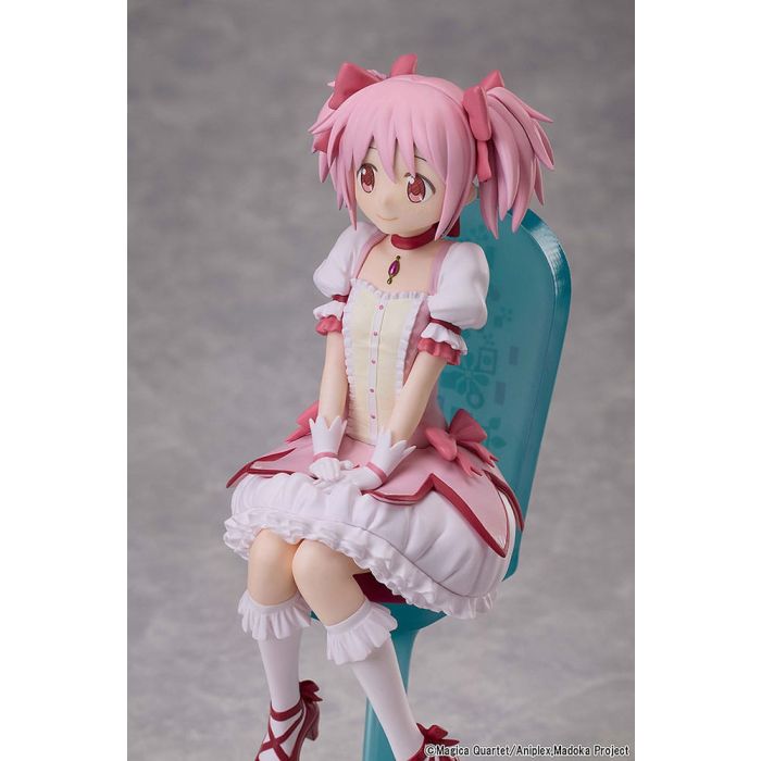 Puella Magi Madoka Magica The Movie: Rebellion PVC Statue Madoka Kaname Tea Party Cake Song Ver. 18 cm
