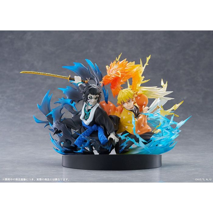 Demon Slayer: Kimetsu no Yaiba PVC Statue Zenitsu Agatsuma & Kaigaku 15 cm