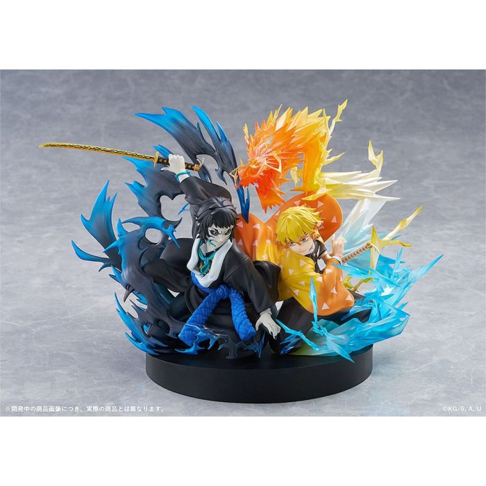 Demon Slayer: Kimetsu no Yaiba PVC Statue Zenitsu Agatsuma & Kaigaku 15 cm