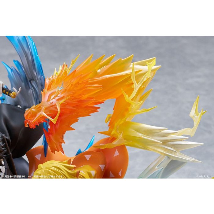 Demon Slayer: Kimetsu no Yaiba PVC Statue Zenitsu Agatsuma & Kaigaku 15 cm