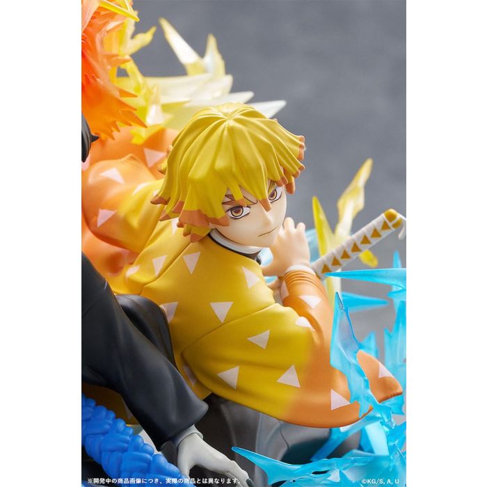 Demon Slayer: Kimetsu no Yaiba PVC Statue Zenitsu Agatsuma & Kaigaku 15 cm