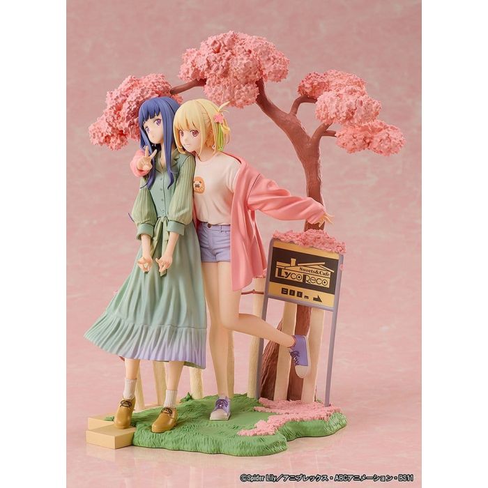 Lycoris Recoil PVC Figures 2-Pack Chisato Nishikigi & Takina Inoue Spring Ver. 25 cm