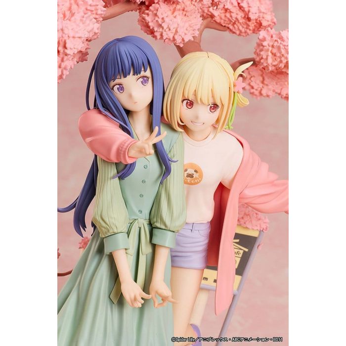 Lycoris Recoil PVC Figures 2-Pack Chisato Nishikigi & Takina Inoue Spring Ver. 25 cm