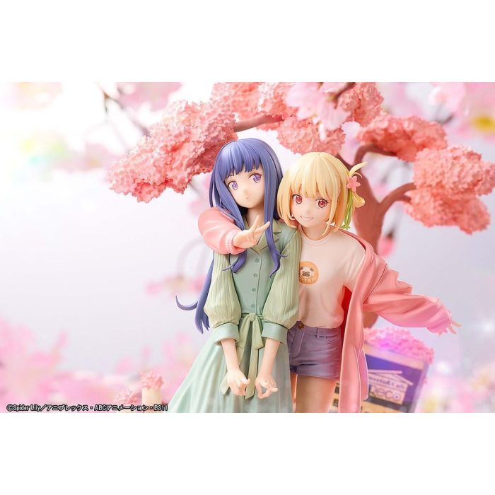 Lycoris Recoil PVC Figures 2-Pack Chisato Nishikigi & Takina Inoue Spring Ver. 25 cm