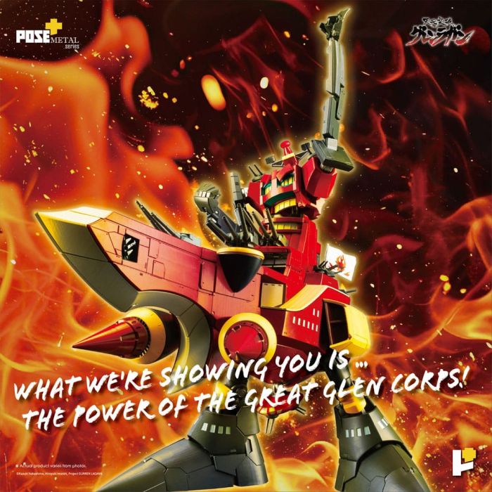 Tengen Toppa Gurren Lagann POSE+METAL series Statue Dai-Gurren 33 cm   