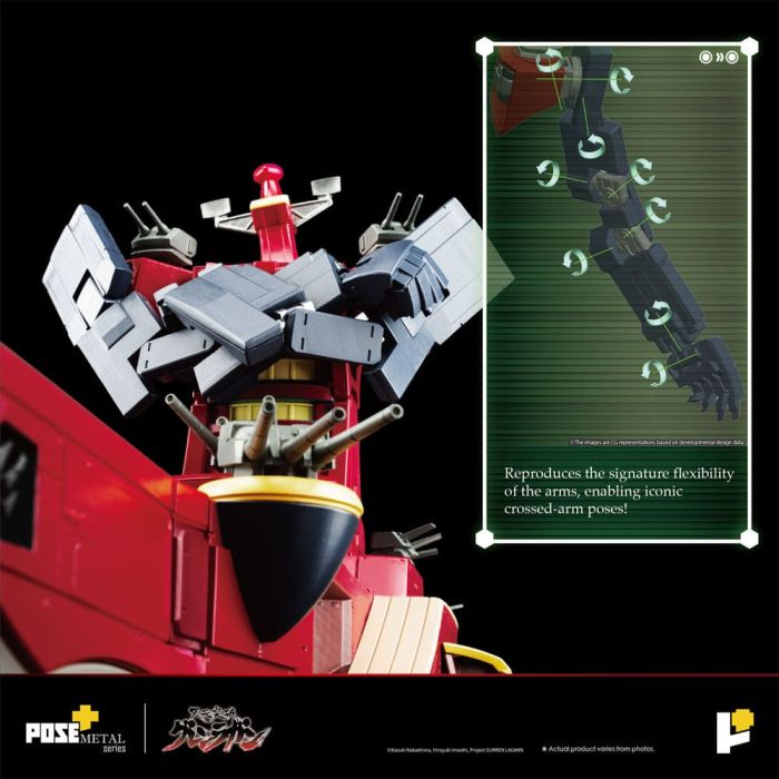 Tengen Toppa Gurren Lagann POSE+METAL series Statue Dai-Gurren 33 cm   